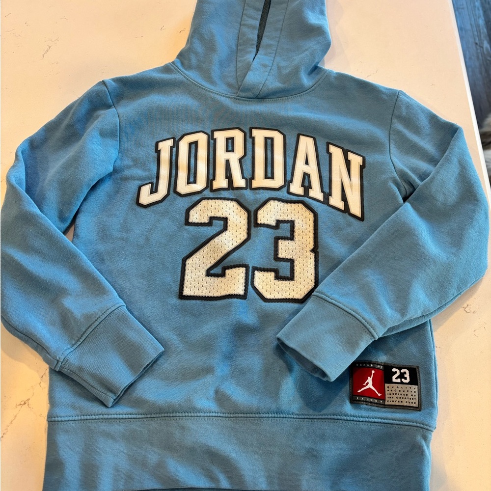 Jordan Kids Blue Hoodie 8-10